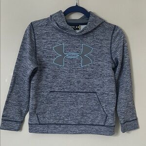 Under Armour Kids Heathered Gray Hoodie